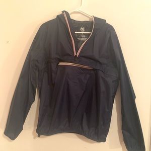 Blue k-way jacket